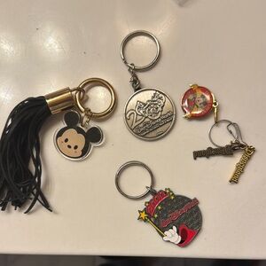 Vintage Disney keychain lot